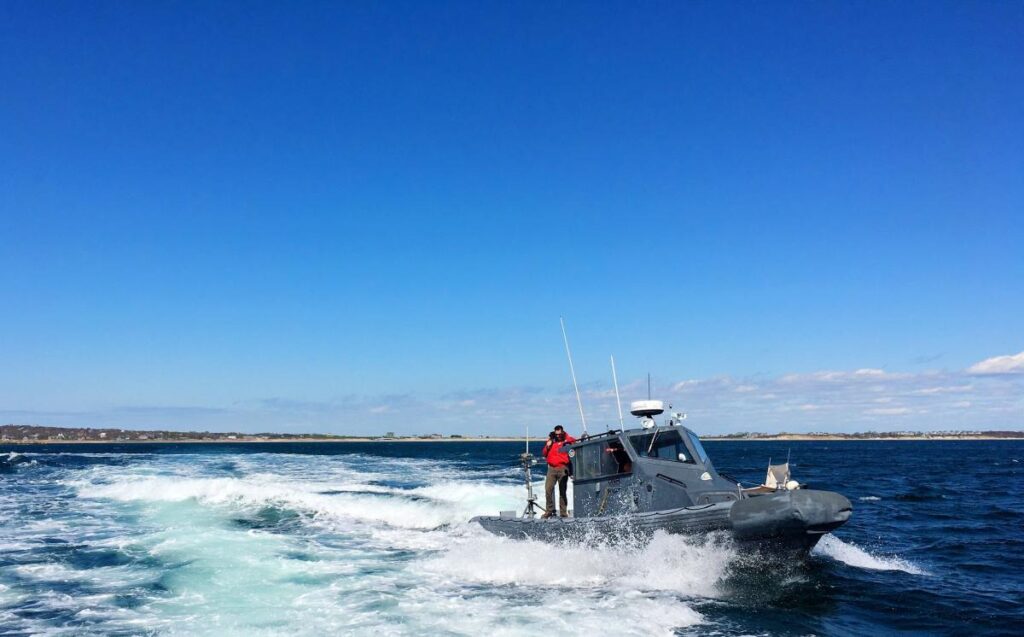 Image of Marine Testing Equipment for Charles River Analytics projects.