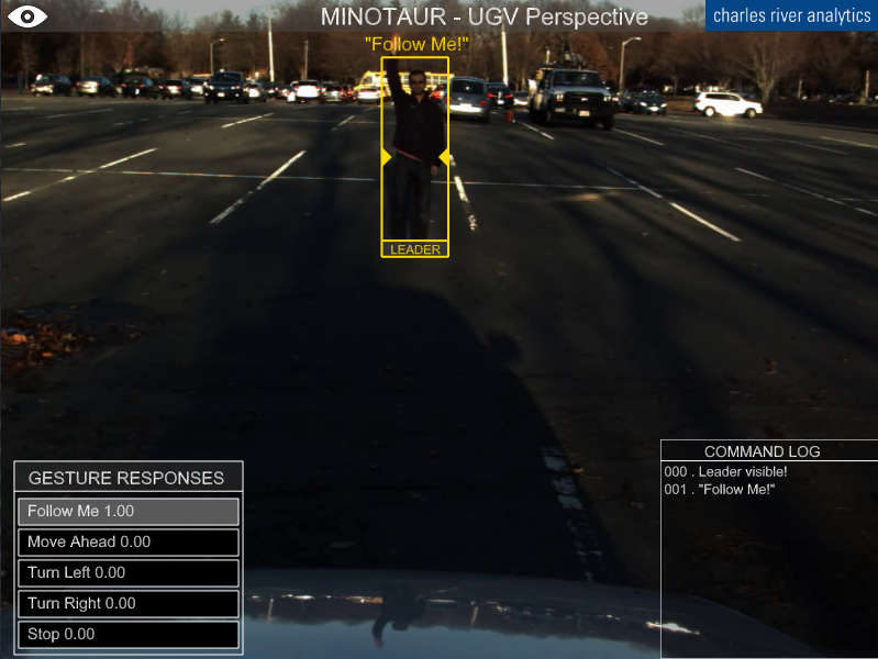 Simulated image of Charles River Analytics MINOTAUR system.