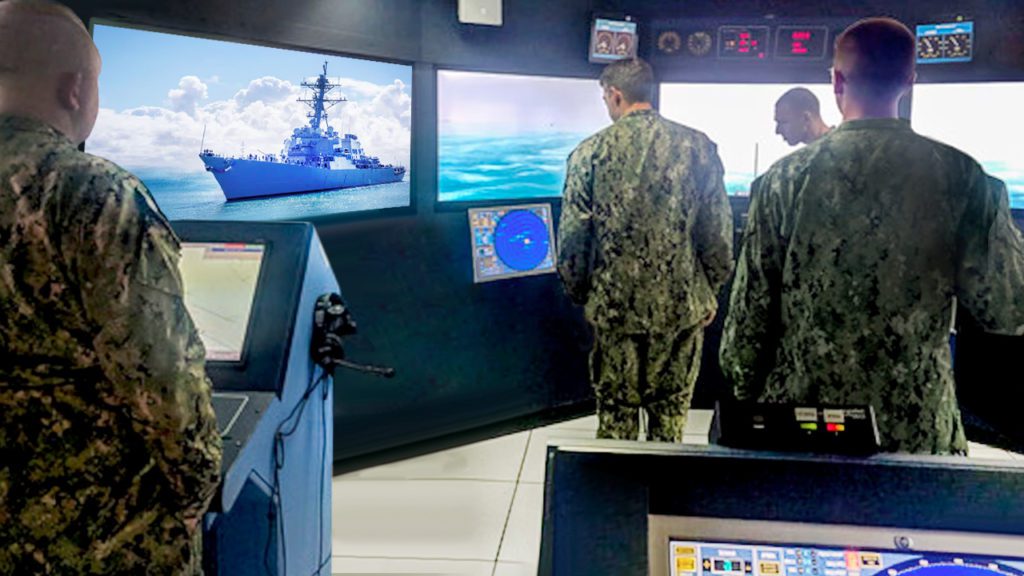 virtual marine navigation training system